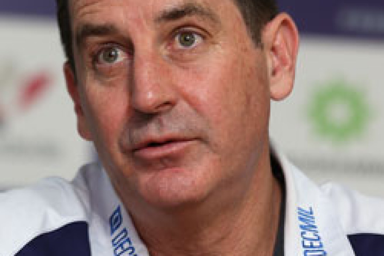 Ross Lyon is attempting to win his first flag with Fremantle. Photo: Getty