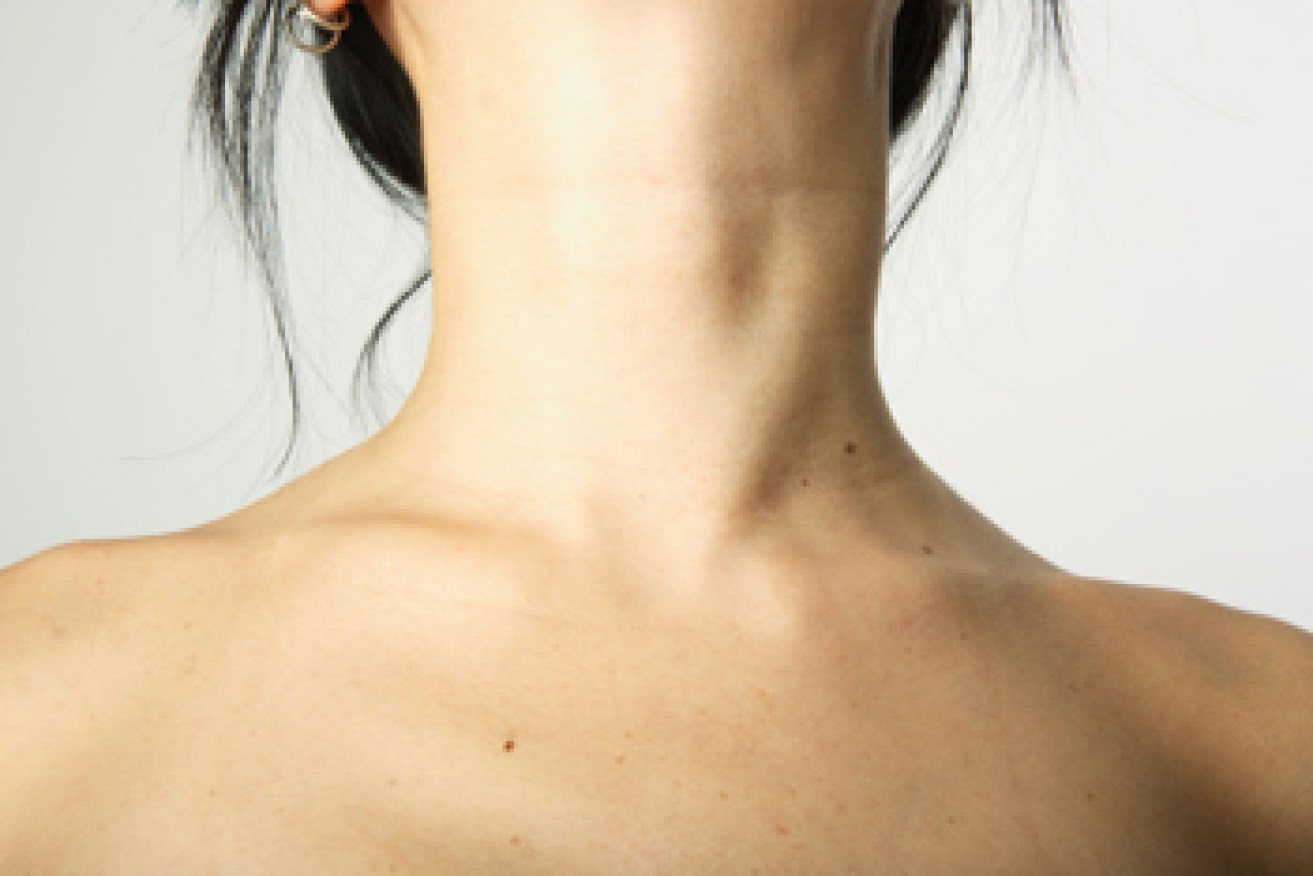 Small brown fat deposits are found in modern humans around the collarbone and neck. Photo: Getty