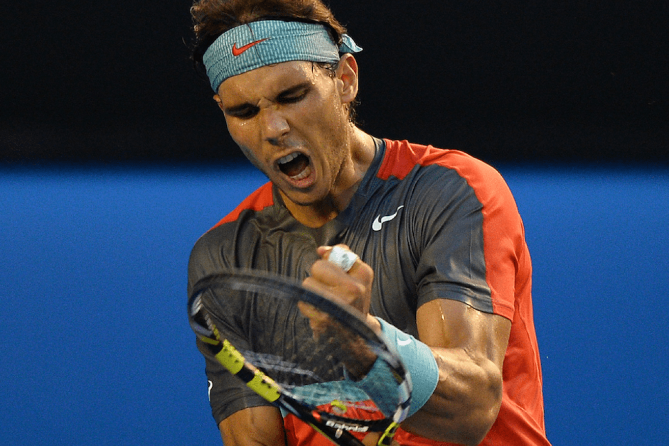 Nadal was incensed at allegations he'd doped. Photo: Getty