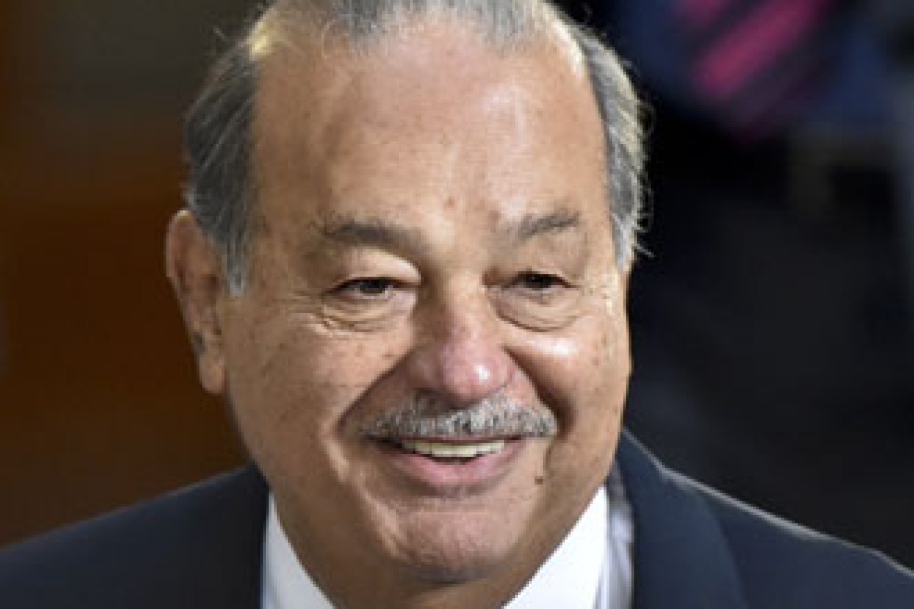 Mexican tycoon Carlos Slim drives himself around, despite being worth billions. Photo: Getty