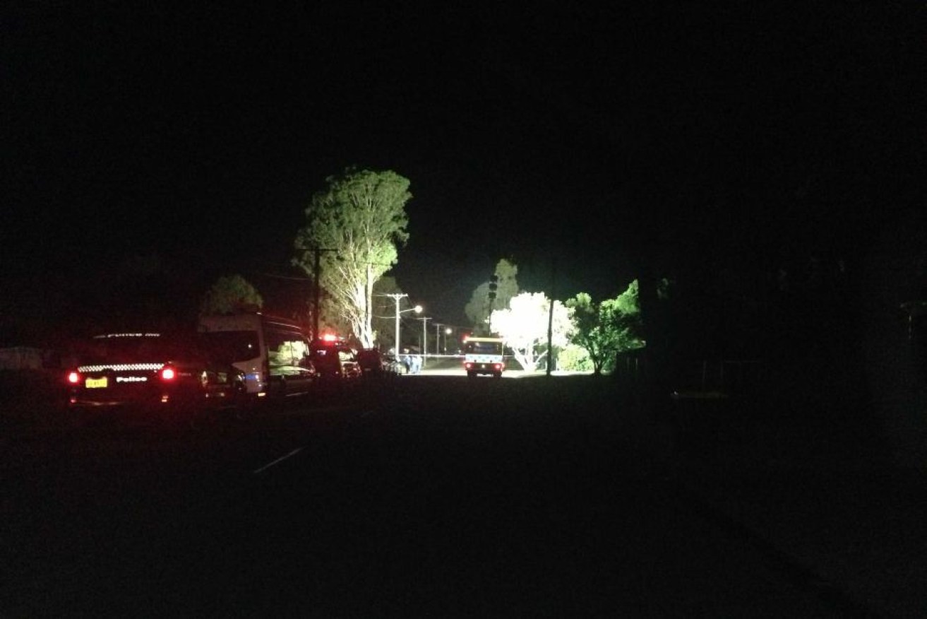 An ambulance was called following reports of a shooting.

ABC News: Joanna Woodburn