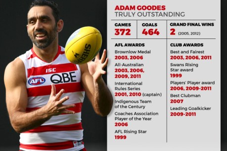 Brownlows, Bloods and boos: remembering Goodes