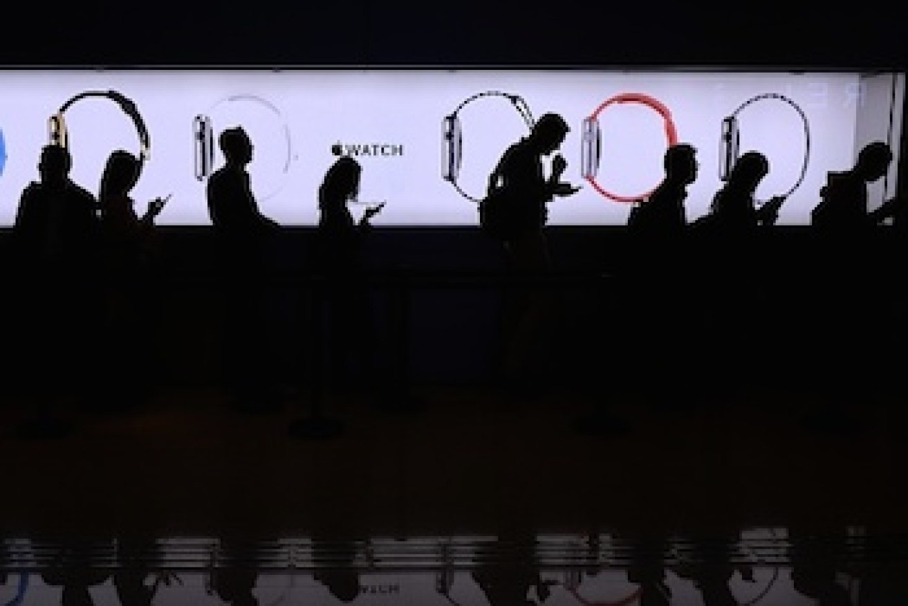 There were queues when the Apple Watch first launched. Photo: Getty