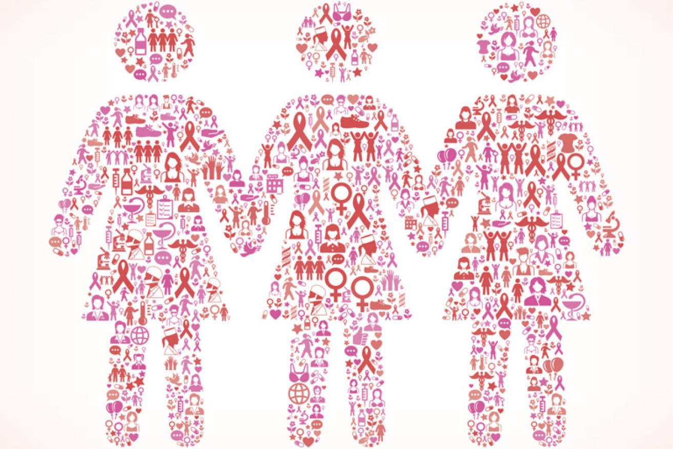 Australia's breast cancer rates are among the highest in the world, a study has found.