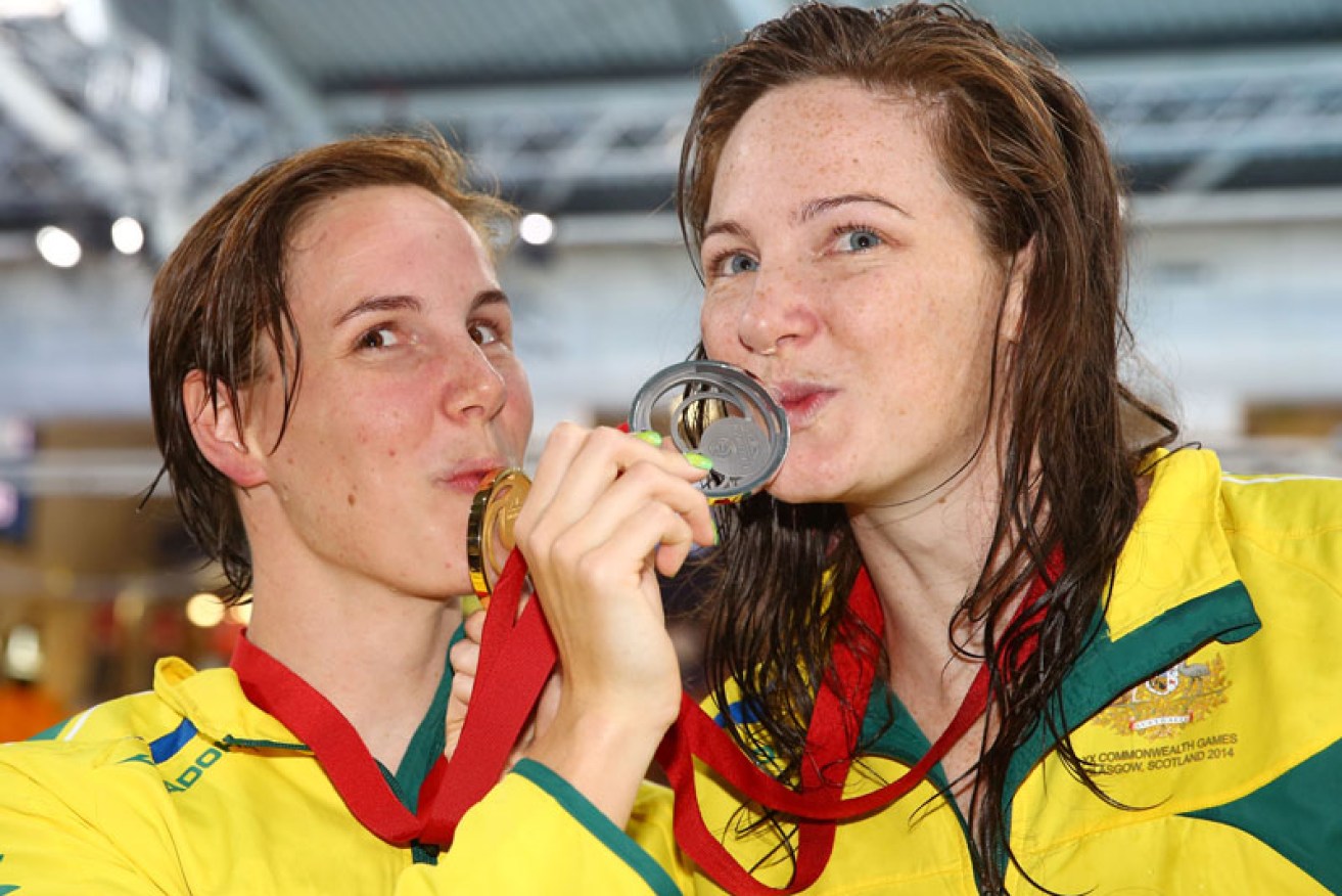 Cate and Bronte Campell hold huge gold medal hopes. Photo: Getty