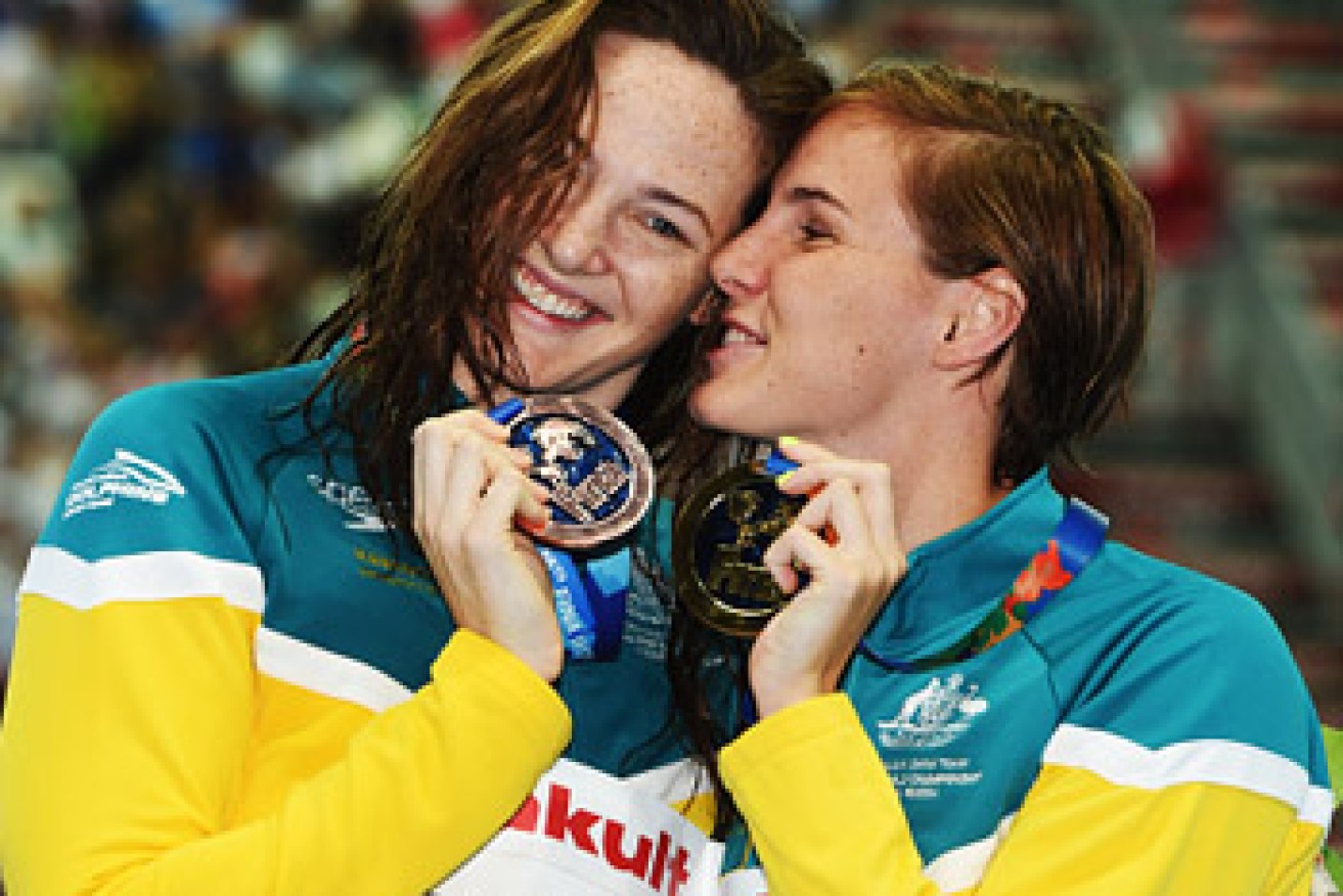 Bronte won gold at the 2015 world champs, while Cate took bronze. Photo: Getty/Supplied
