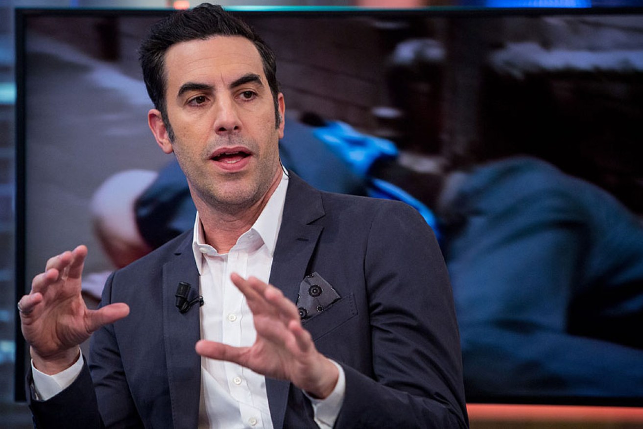 Sacha Baron Cohen used his speech to accuse tech giants of running the ‘greatest propaganda machine in history’