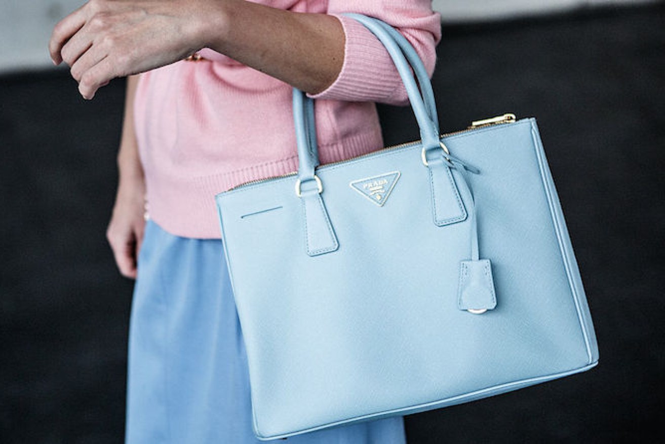 The brand logo is often the giveaway on fake bags. Photo: Getty