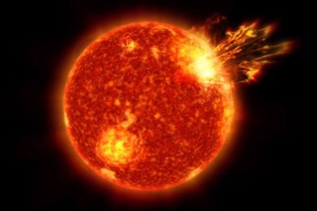 Violent solar storms helped foster life on Earth
