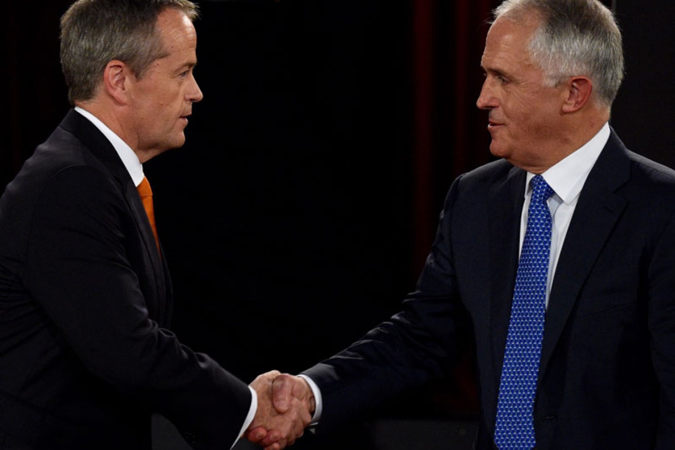 Bill Shorten and Malcolm Turnbull often spoke at the same events. 
