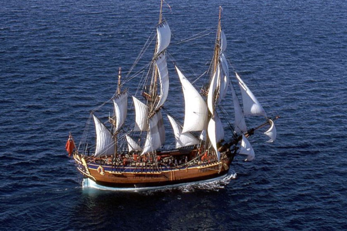 The Australian-built replica of the Endeavour is usually berthed at the Australian Maritime Museum.