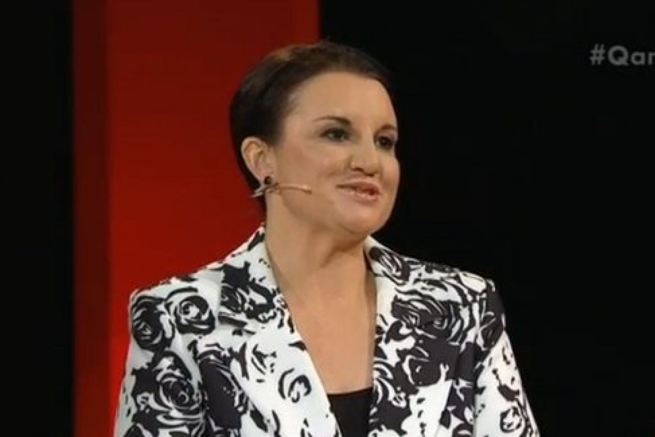 Ms Lambie attacked the major parties during her time on the show. Photo: Twitter
