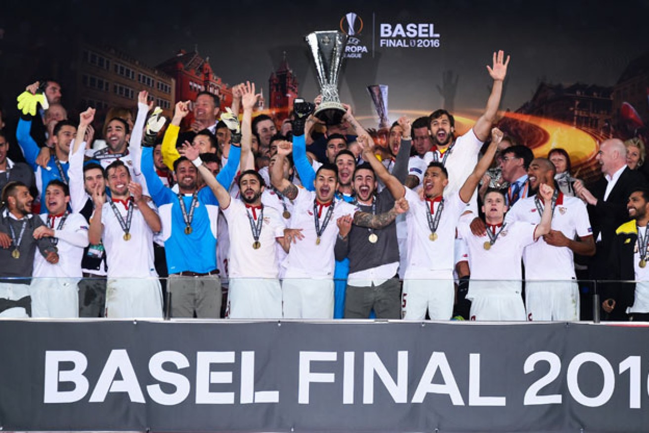 Sevilla have become used to Europa League glory. Photo: Getty
