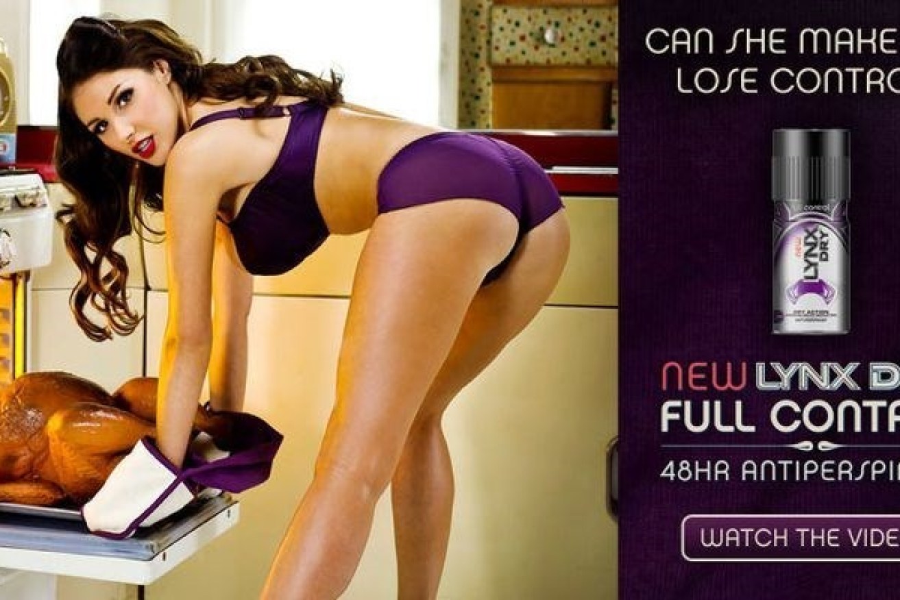 Sexist ads like this were a regular from Unilever brand, Lynx