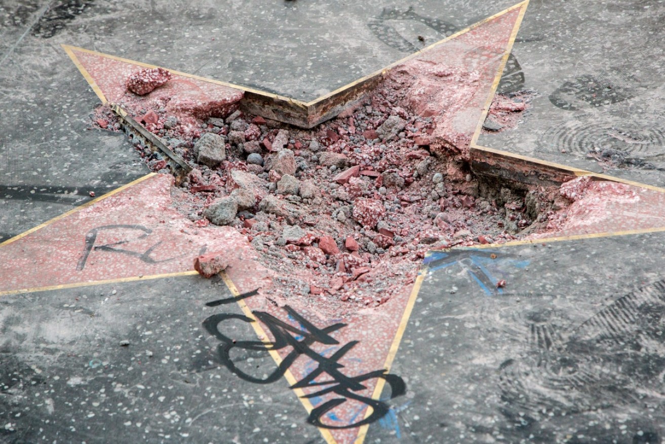 The star has been attacked several times since being installed in 2007.