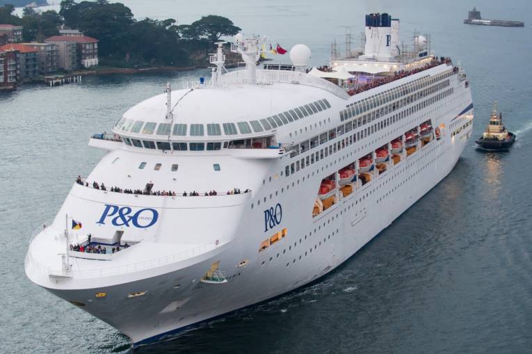 P&O Cruises vessel The Pacific Dawn.