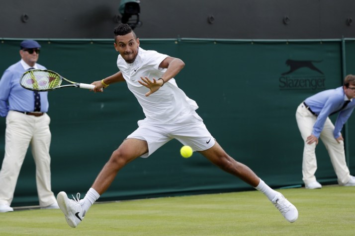 Kyrgios out of Wimbledon with torn ligament in wrist