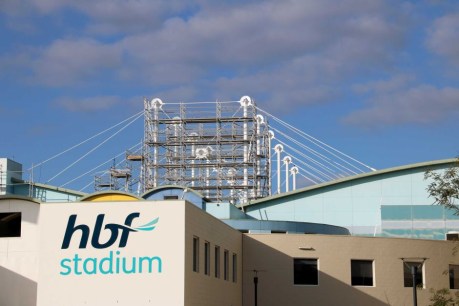 Worker dies after falling from HBF Stadium roof