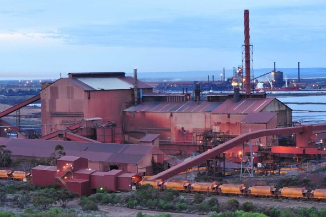 The Whyalla steelworks has faced an uncertain future. 