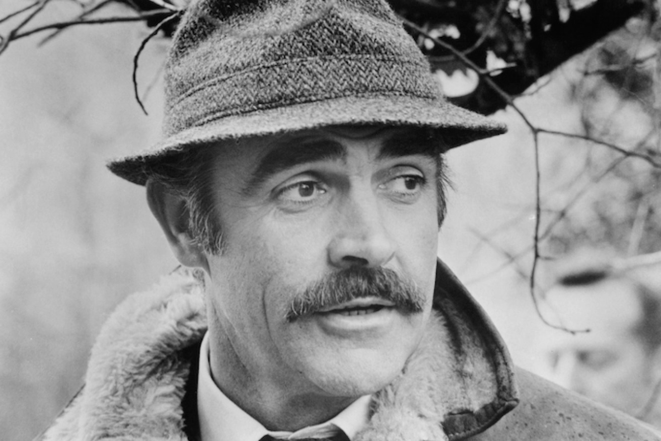Sean Connery rocked a moustache in 1973's <i>The Offense</i>. 