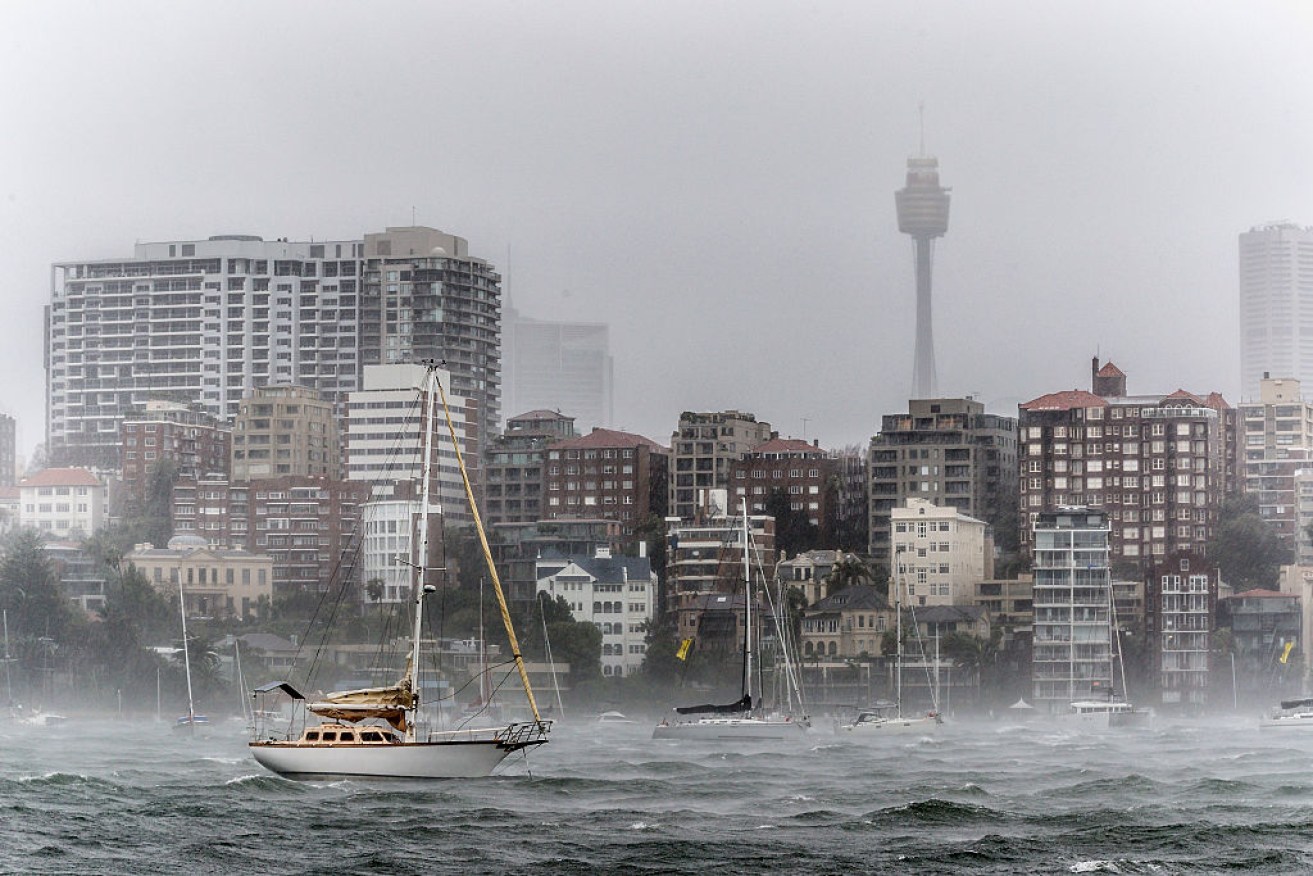 Sydney will get heavy rain for the next few days.