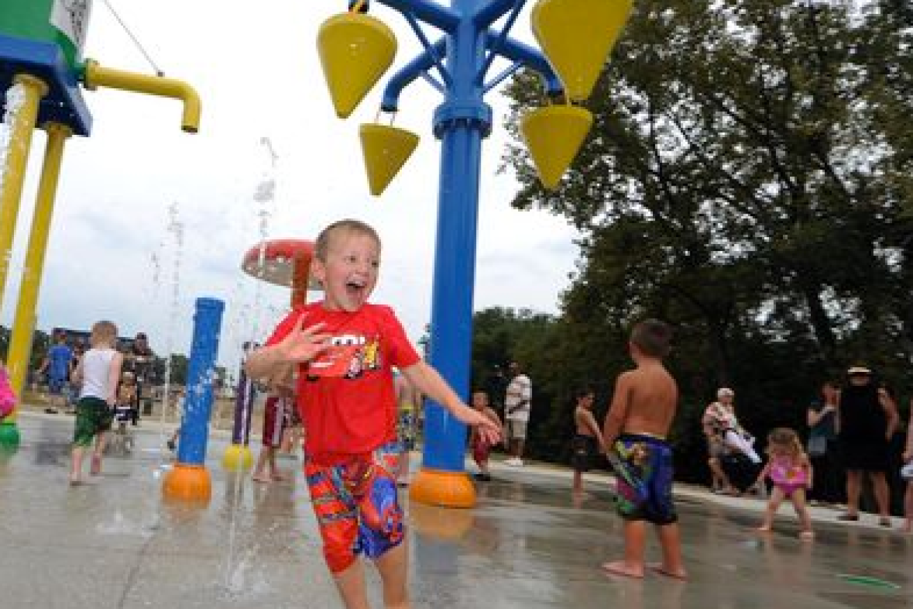 The Greenwood Splash Park is for kids of all ages. Photo: Supplied