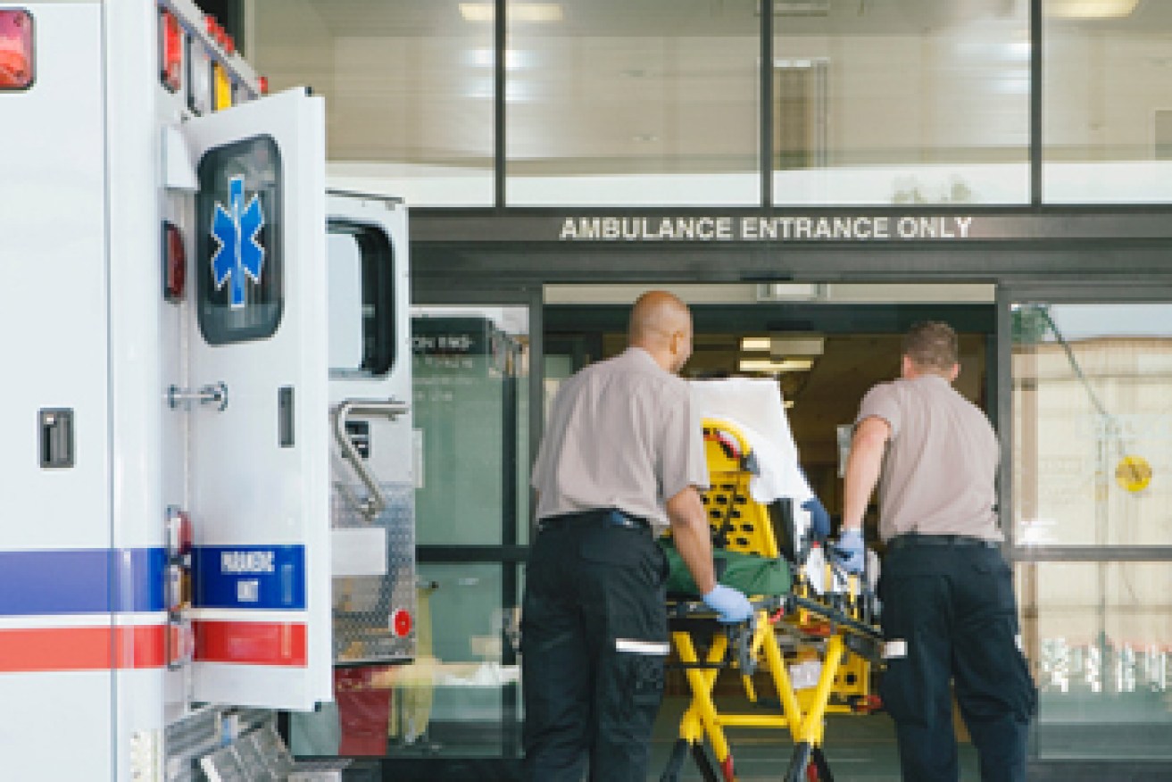 Lengthy waiting times force ambos to wait outside hospitals. Photo: Getty