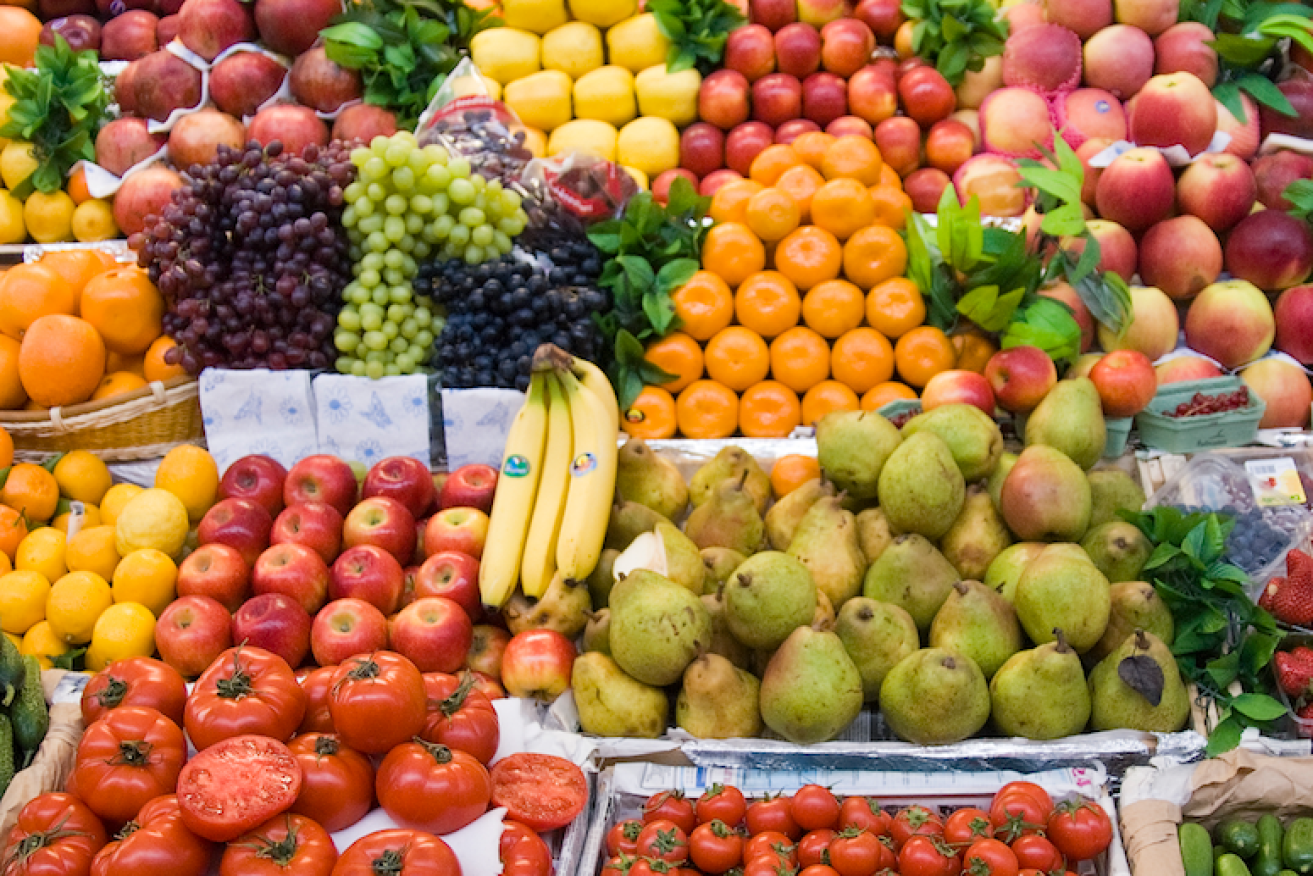 Some people like to touch fruit and veggies before purchase, so would not go for online groceries. Photo: Getty