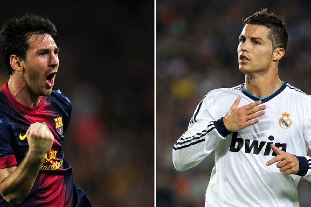 Lionel Messi, left, and Cristiano Ronaldo have dominated the Balon d'Or award for the past decade.
