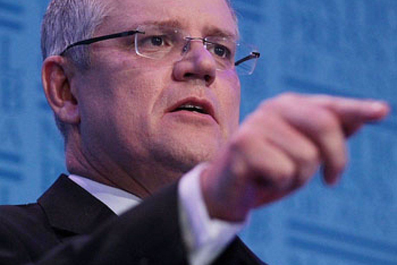 Scott Morrison promised a crackdown on pensions. Photo: AAP