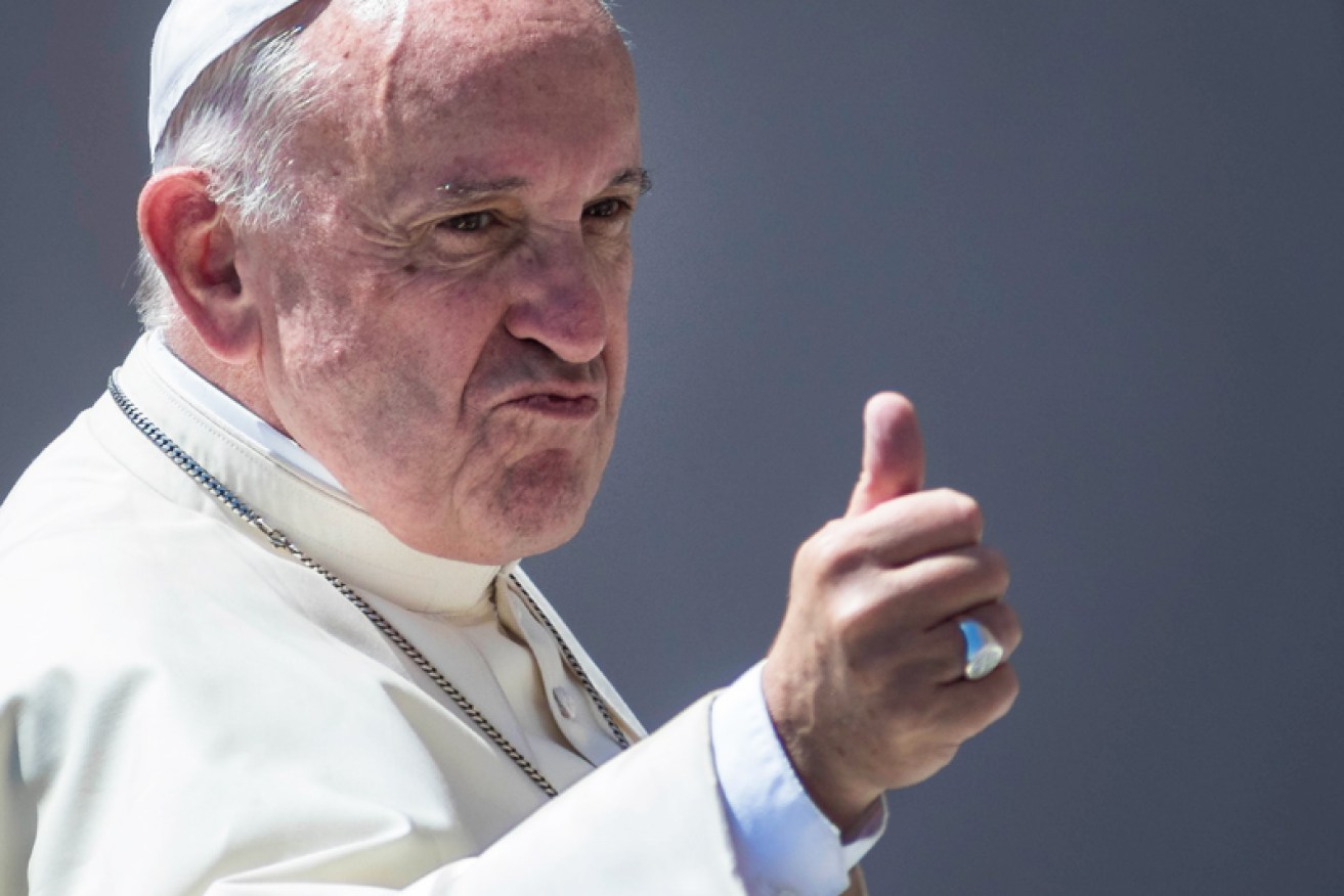 Pope Francis will lead the open-air Mass. Photo: Getty