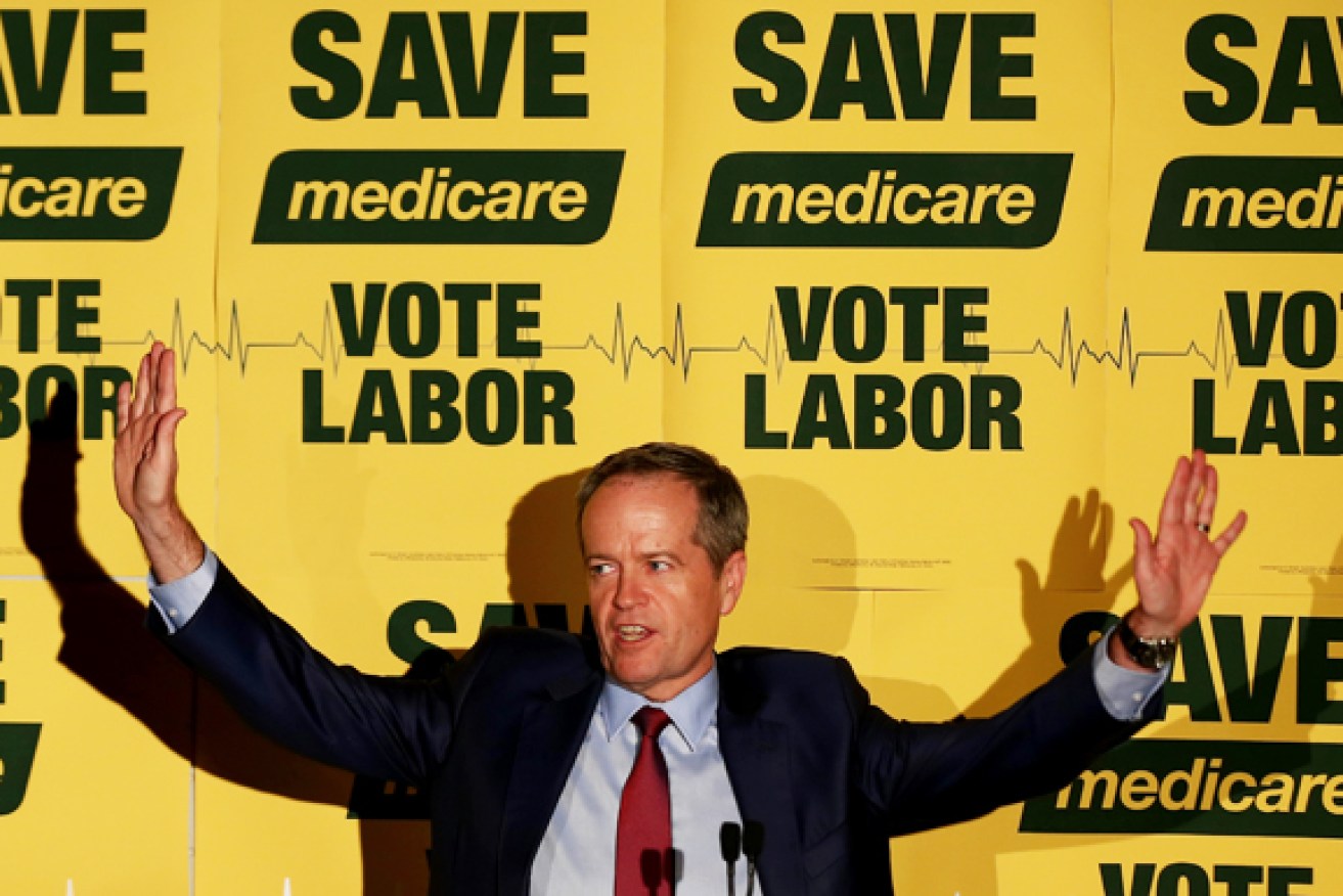 Bill Shorten's so-called 'Mediscare' campaign resonated with voters at the last federal election. <i>Photo: AAP</i>