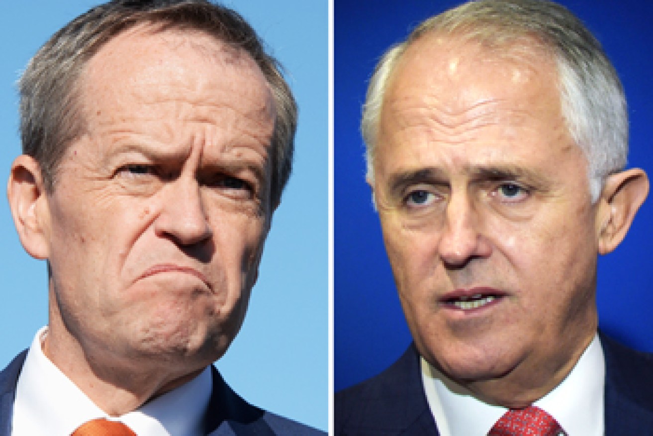 Both men seem to be losing personal ground with voters. Photo: AAP