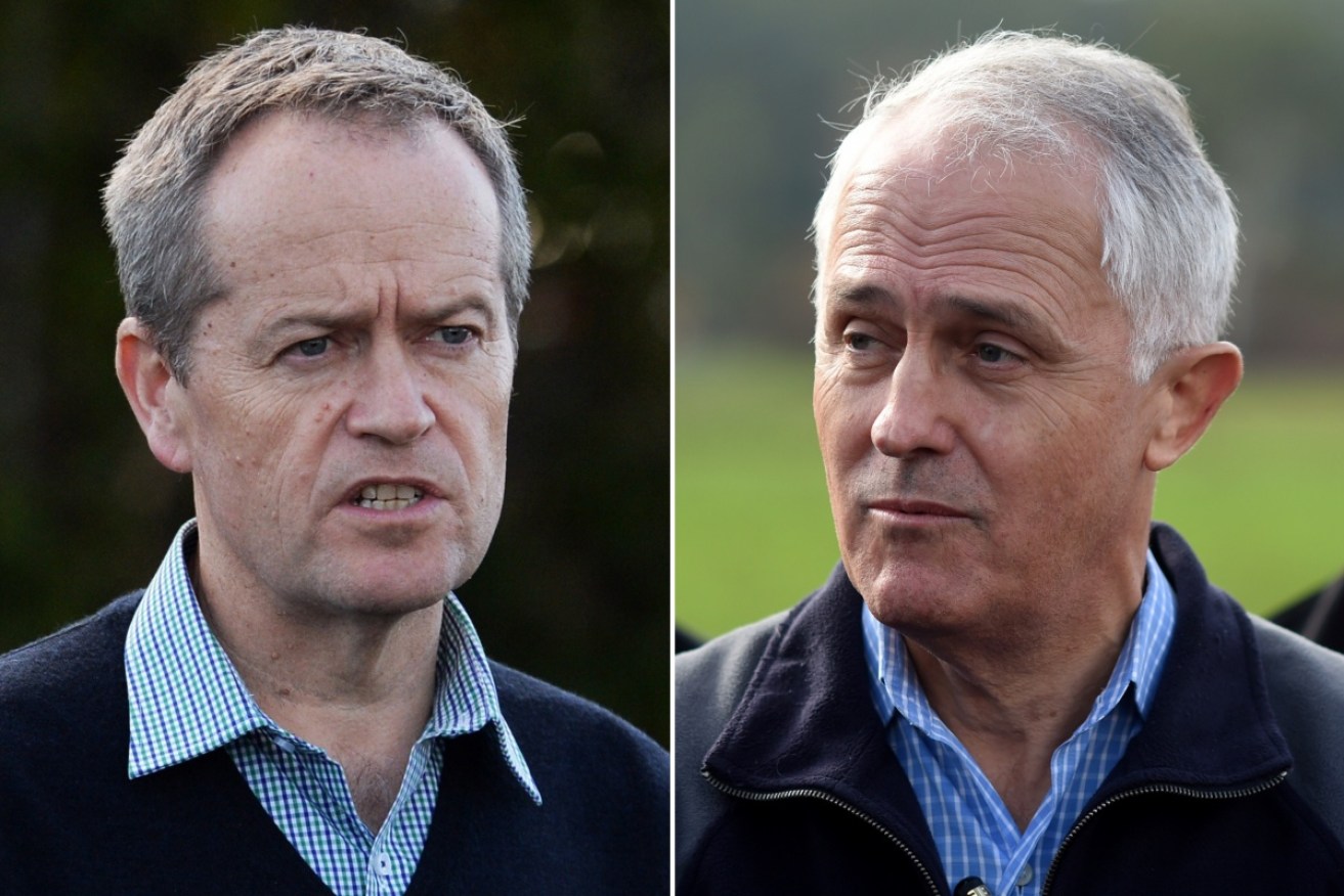 Bill Shorten (L) and Malcolm Turnbull need to solidify support in 2017.  