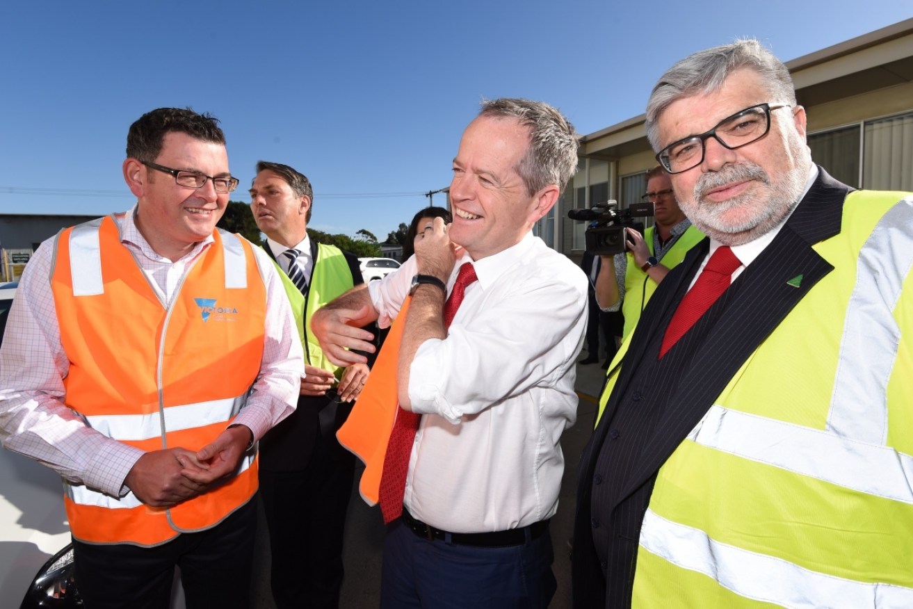 Mr Shorten protects Senator Carr from a challenge from left faction.
