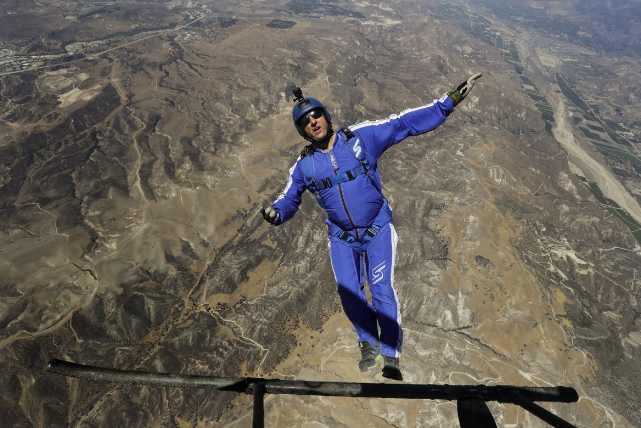 Death-defying Luke Aikins: no parachute, no wingsuit. 