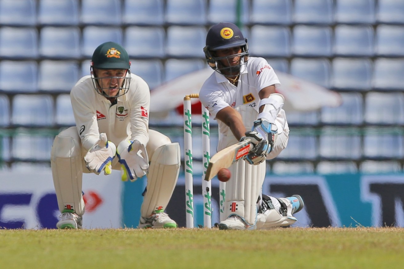 Kusal Mendis is 169 not out after putting the hosts in a strong position.