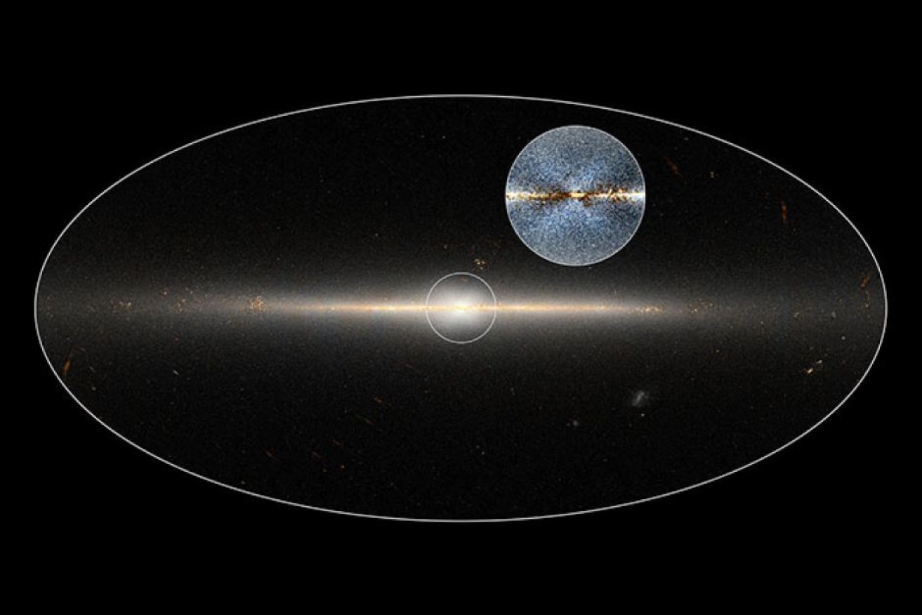 Data from NASA's WISE mission indicates there is a X-shape structure at the centre of the Milky Way.
