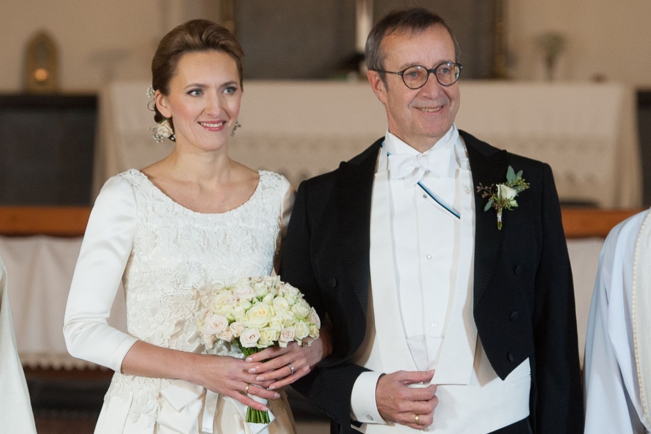 Ieva Ilves, 38 and Toomas Hendrik lives, 62, wed in January Photo: Getty