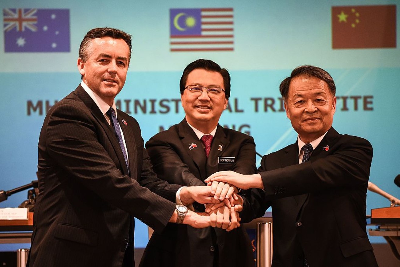 Malaysia's Transport Minister, Chinese Minister of Transport and Australia's Minister for Transport. 