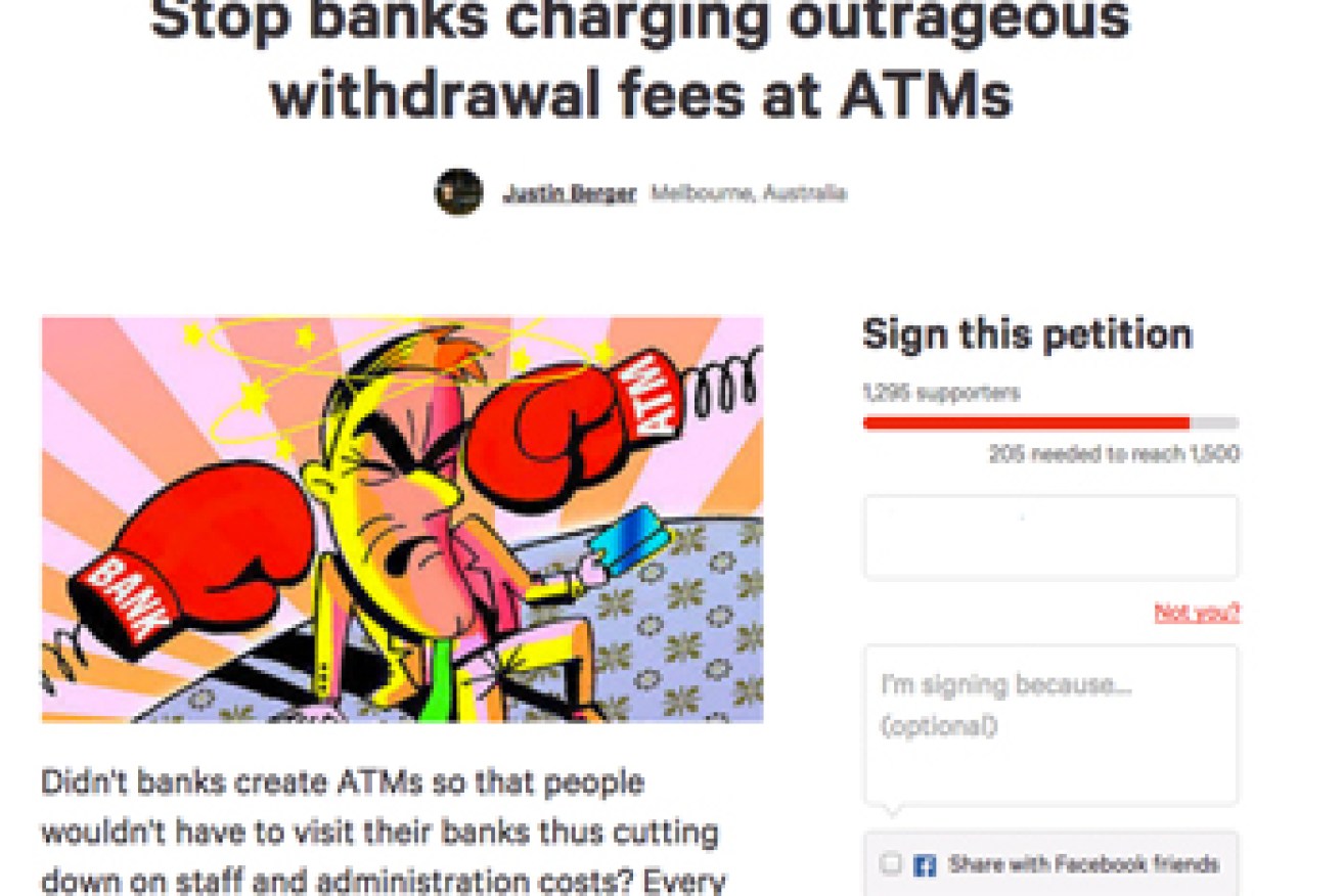 Justin Berger's petition is gaining ground.
