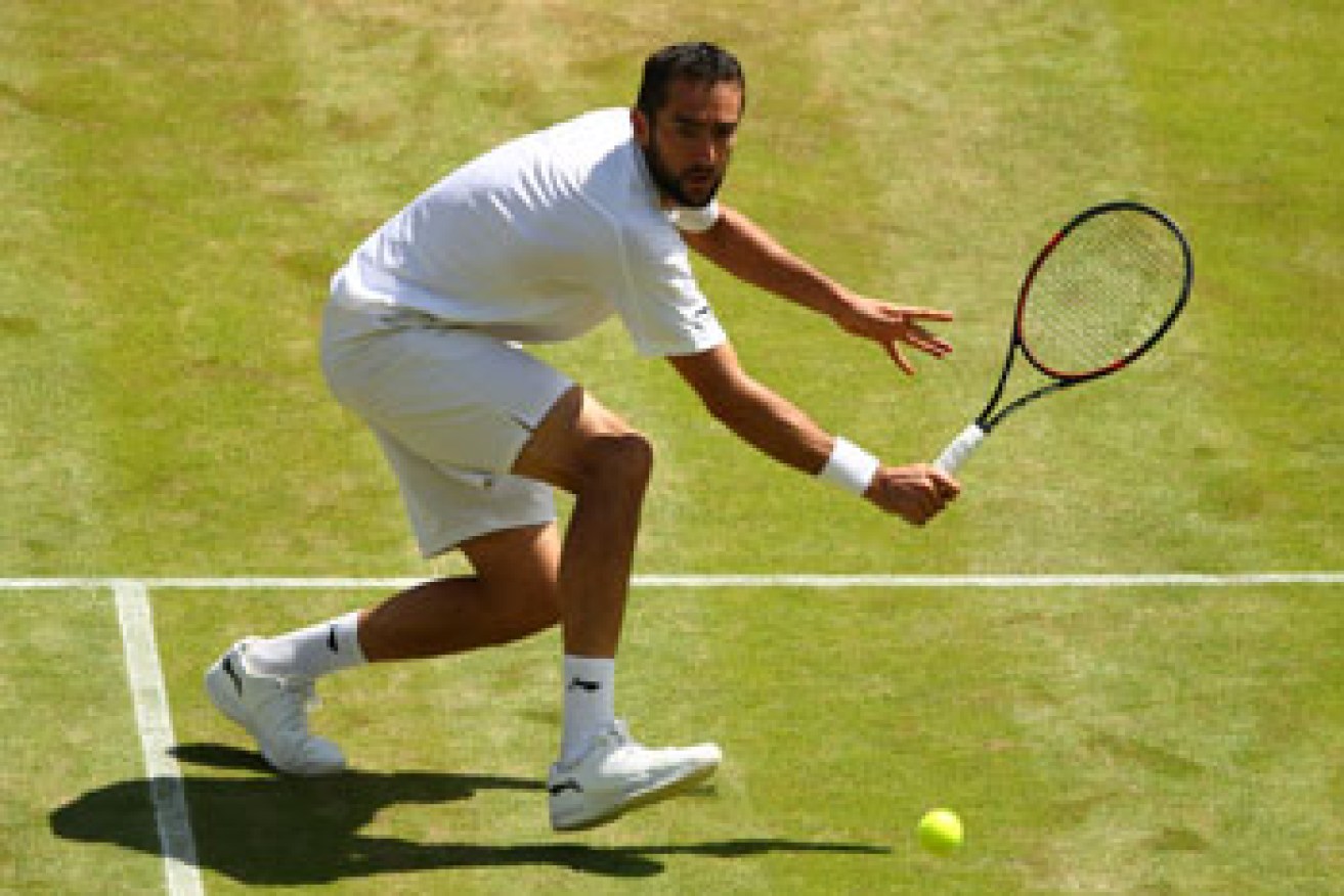 Cilic proved a tough opponent. Photo: Getty