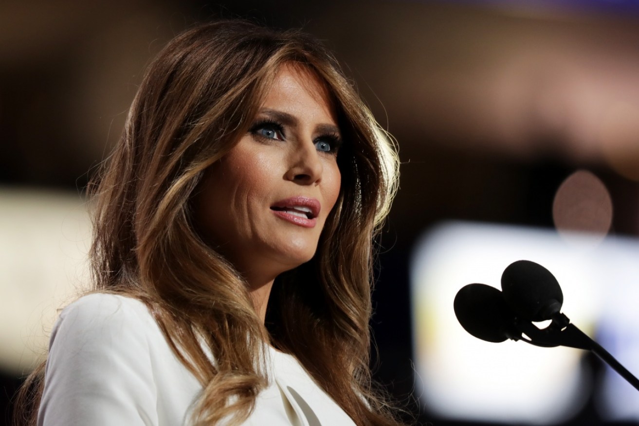 Melania Trump said her website 'does not accurately reflect' her interests.