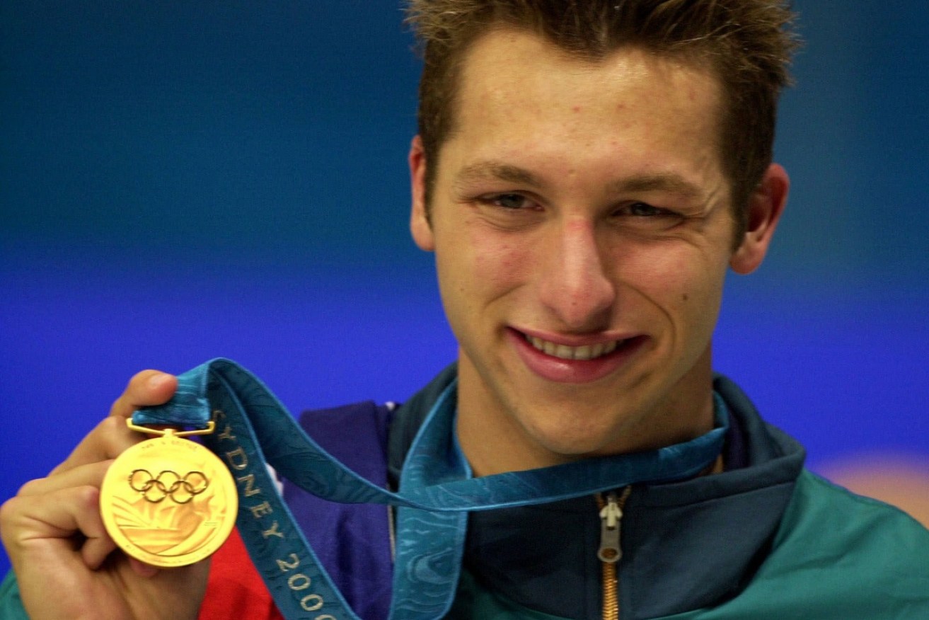 Thorpe was 17 when he won three gold medals in Sydney. 