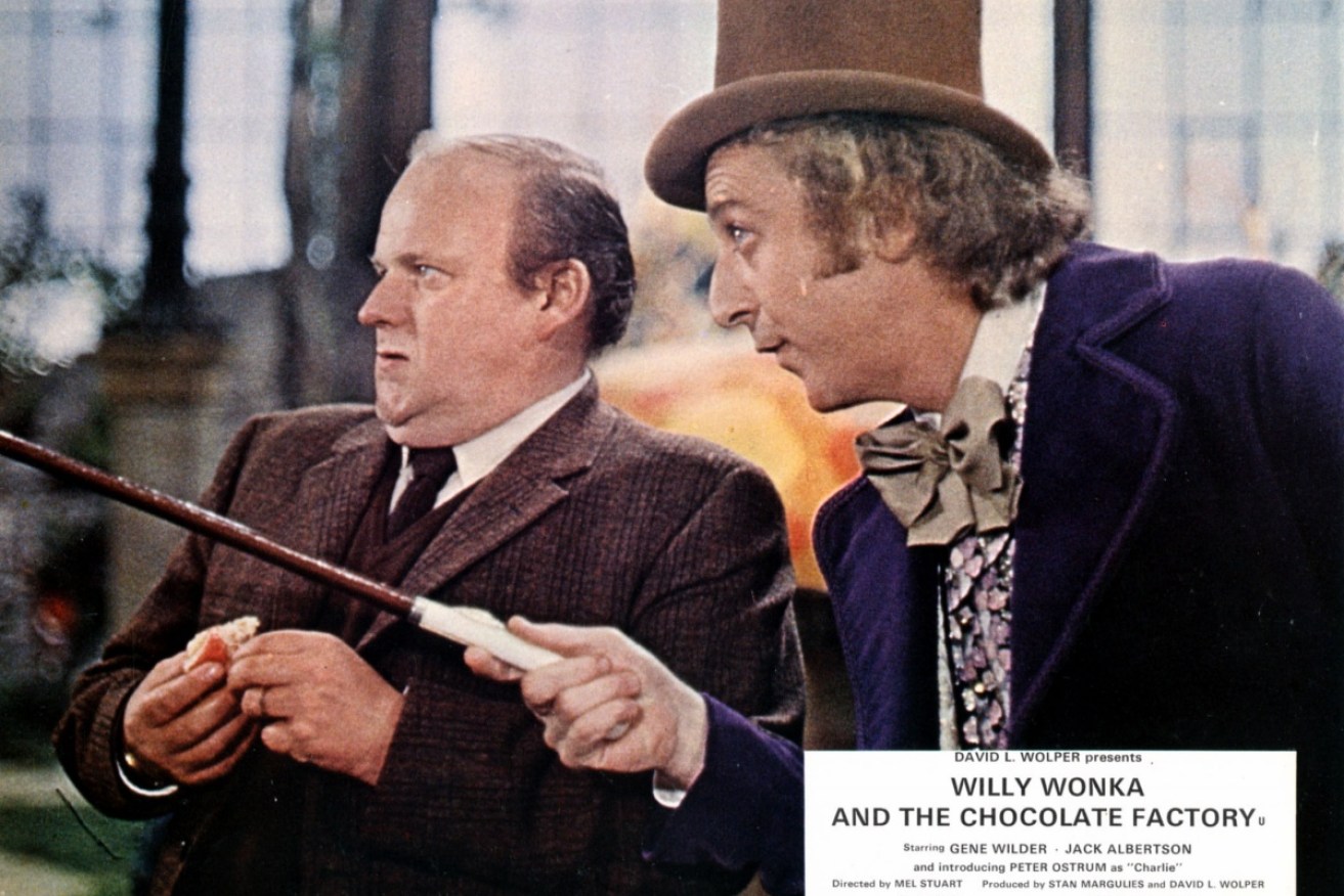 Gene Wilder (R) delighted audiences with his turn as Willy Wonka.
