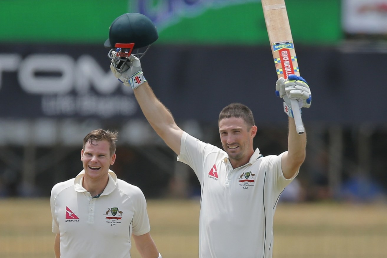 Shaun Marsh marked his Test return with a century.