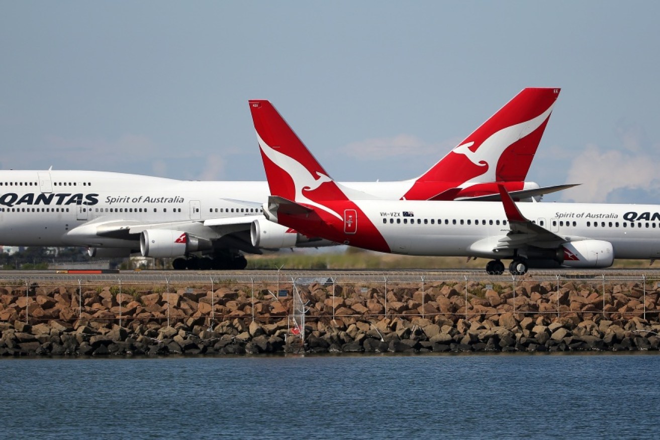 Qantas initially described the incident as a "near miss".