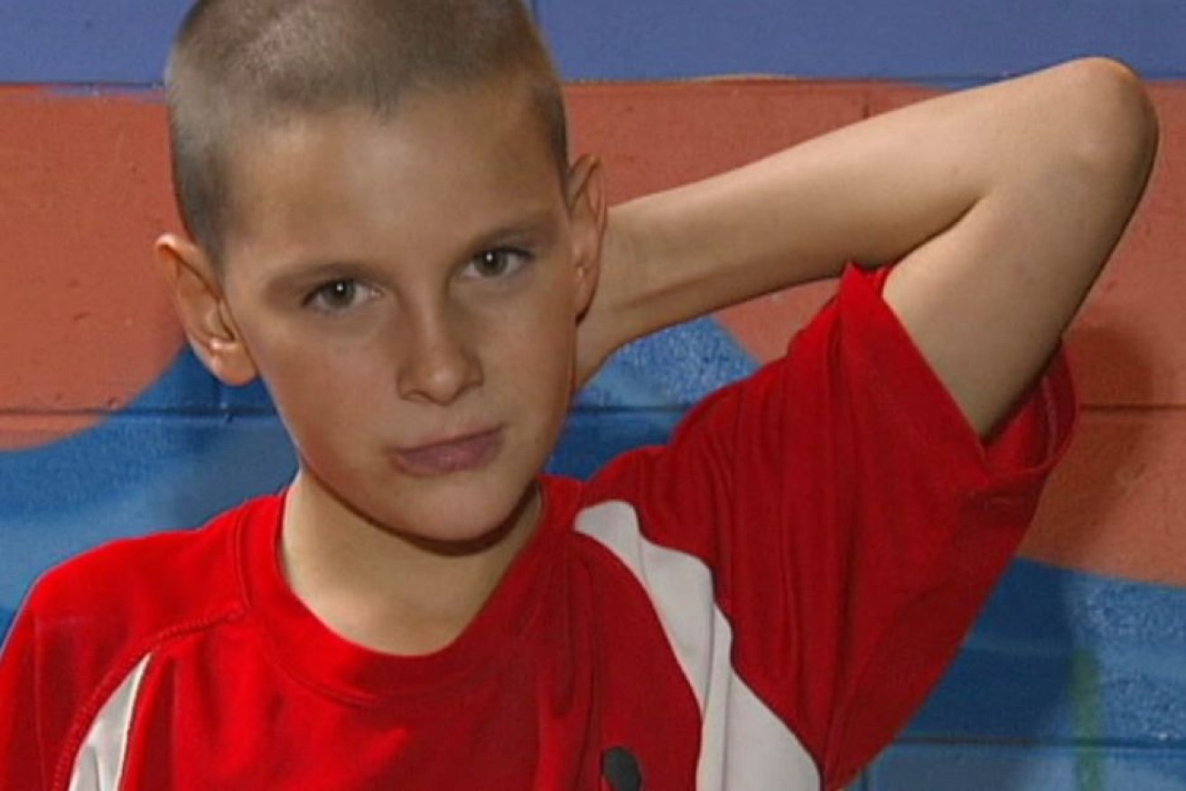 Dylan Voller at age 11 in 2009.