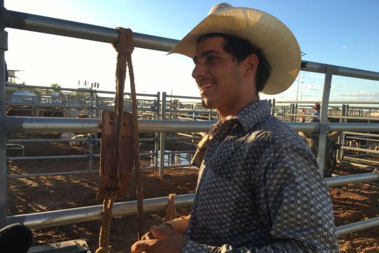 Seventeen-year-old Haider Al Hasnawi competed at Mt Isa. 