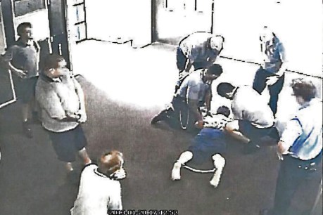 Footage shows alleged abuse in a Queensland youth detention centre